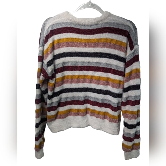 Cupcakes and Cashmere Rach Striped Sweater Sz M - Picture 2 of 12